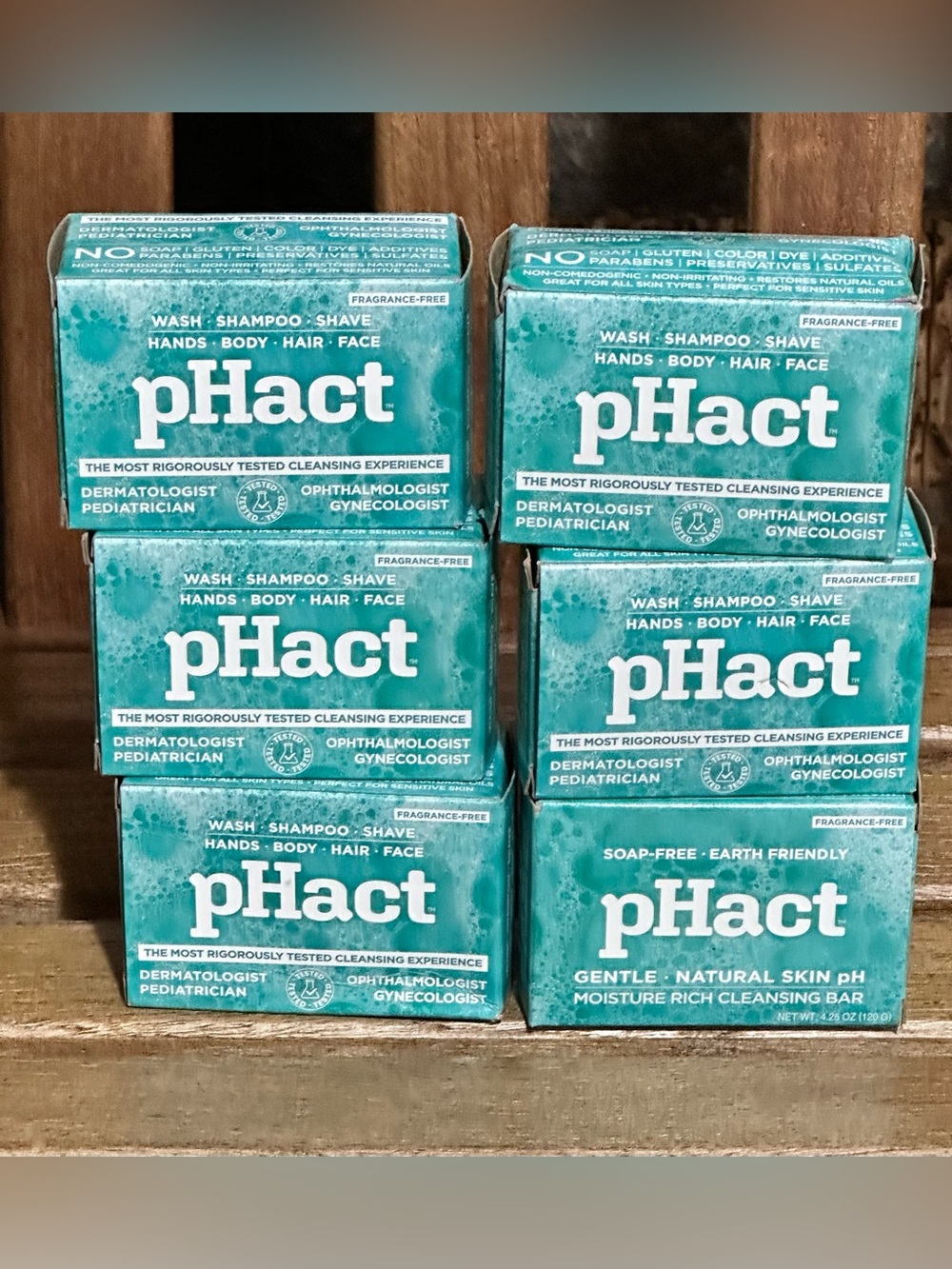 ANDREW LESSMAN pHact Moisture-Rich Soap-Fragrance Free Cleansing Bar-6pks 4.25oz - Picture 2 of 12
